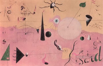 El cazador Joan Miró Pinturas al óleo